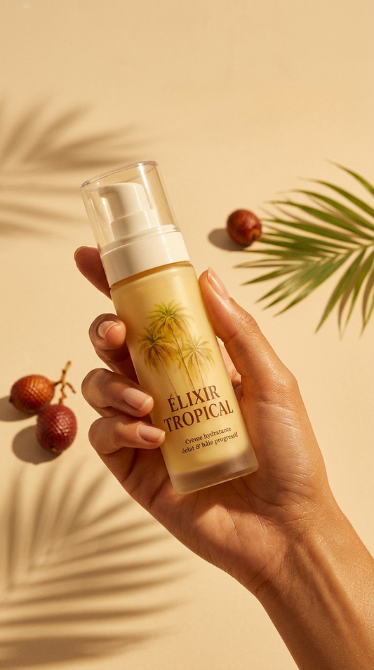 Élixir Tropical – Crème hydratante & hâle progressif