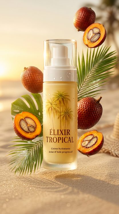 Élixir Tropical – Crème hydratante & hâle progressif