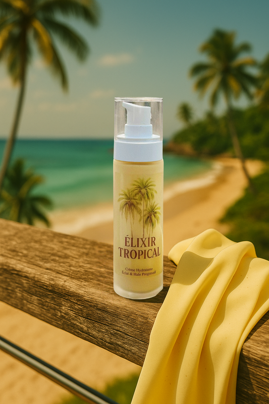 Élixir Tropical – Crème hydratante & hâle progressif